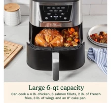 BRAND NEW Cuisinart Air Fryer AIR-180- 6 Qt Basket Air Fryer, Stainless Steel 