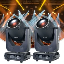 2PCS 295W Moving Head Light Double Prism Sharpy 9r Beam DMX512 for DJ Bar Show