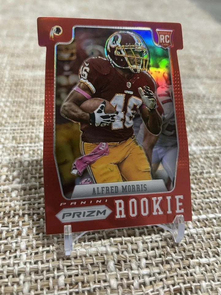2012 Panini Prizm Football ALFRED MORRIS Die Cut Red COLOR MATCH Prizm ROOKIE RC - Image 2 of 4