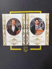 2025-26 Flair Trophy Room 1:17 Bedard,Hellebuyck  2 Cards Lot FCCZ