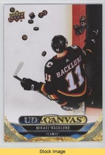 2024-25 Upper Deck Series 1 UD Canvas Mikael Backlund #C-30 READ