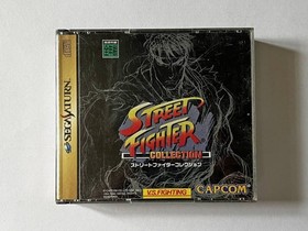 Sega Saturn Street Fighter Collection With Obi Postcard Ss