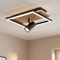 Deckenlampe Deckenleuchte Spotlampe Holzleuchte Led Backlight Schlafzimmerlampe