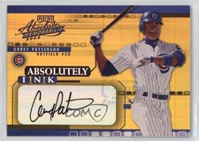 2002 Playoff Absolute Memorabilia Gold 9/25 Corey Patterson #AI-10 Auto 0bz