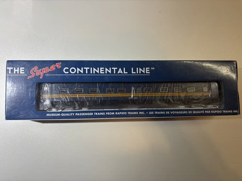 RAPIDO HO 113003 VIA RAIL CANADA GREEN SLEEPER GREEN CABIN #1167 nib led lights