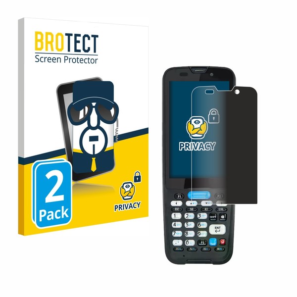2X Blickschutz Folie FüR Unitech HT330 Displayschutz Privacy-image