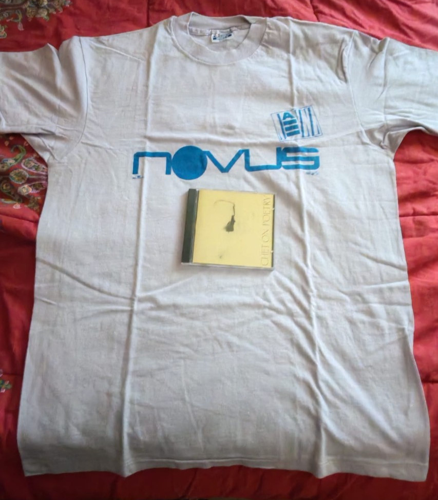 chet baker chet on poetry plus promotional novus shirt! RARE JAZZ
