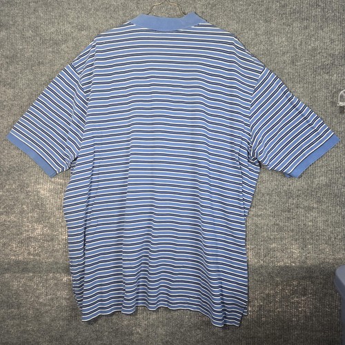 Polo Ralph Lauren camicia uomo 4XLT alta blu bianca righe arancione logo pony - Foto 10 di 11
