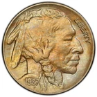 1937 Buffalo Nickel 5C PCGS AU58