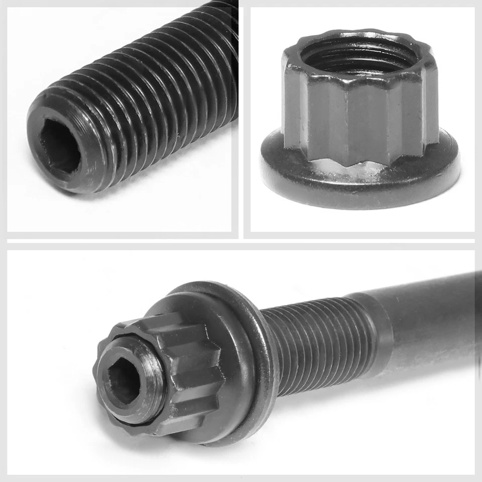 Передние 12-точечные гайки-гайки головки блока цилиндров для 88-05 Honda CRX/Civic/Civic DEL SOL - Изображение 4 из 4