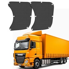 Semi Truck Side Window Sun Shades UV Protection Curtains 23.6x21.6 Inch