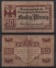 30697 - KRIEGSGEFANGENEN-LAGERGELD POW camp money: DIEDENHOFEN, 50 Pf, Kriegsg