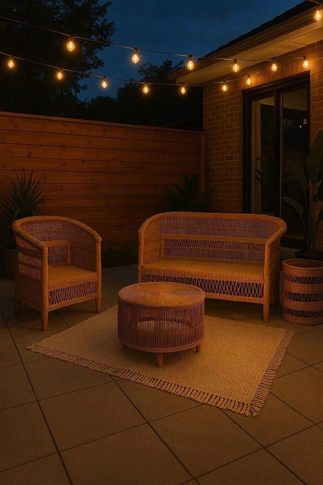 тростниковое кресло ручной работы - Изображение 4 из 4