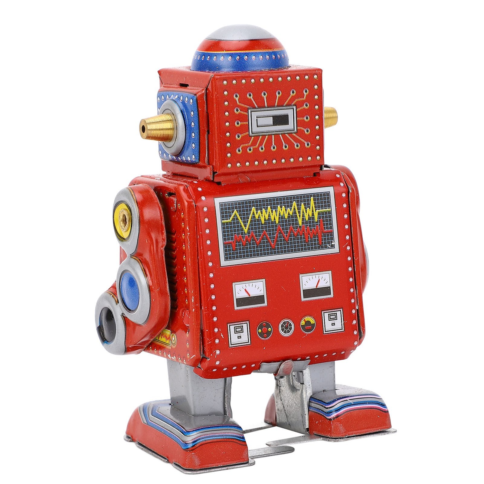 Hand Made Decorative Vintage Wind Up Robot Toy For Cafe Bar Restaurant