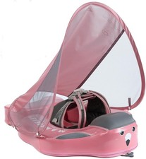 Mambo Baby Non-Inflatable Float with Canopy Pool Water Swim 3-48 Months PINK