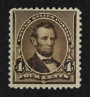 CKStamps: US Stamps Collection Scott#222 4c Lincoln Mint LH OG