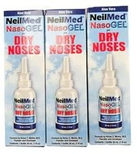 3 NEW Neilmed Nasogel Nasal Spray Drip Free Gel Spray For Dry Noses 1 fl oz