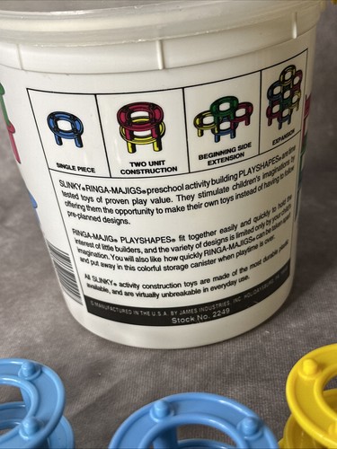 Slinky Ringa-majigs Creative toy 50 Pieces Complete - Picture 4 of 5