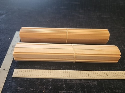 #ad #ad Campbell Sugar Pine Lumber HO Scale 5.5 x .25 x 0.08 Inc 2 Bundles Scratch $8.00