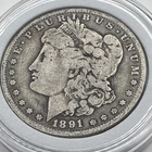 1891-O Morgan Silver Dollar Circulated $1 Coin US .900 Fine Silver
