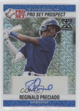 2021 Leaf Pro Set Metal 1990 Base Blue Mojo 7/20 Reginald Preciado Auto a2v