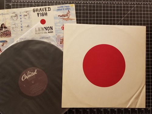 JOHN LENNON Shaved Fish LP 1978 VG+/VG+ w/ INNER Beatles VINYL Plastic Ono - Picture 5 of 6