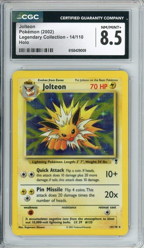Jolteon graded CGC 8.5 for sale on eBay