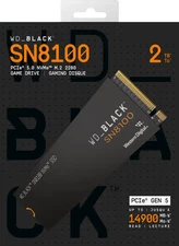 Two WD/Sandisk 2TB SSD: WD_BLACK SN8100 NVMe Without Heatsink, NEW - UNOPENED