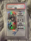 DRAKE LONDON RC 2022 Contenders Optic #115 Silver AUTO-ROOKIE CARD, PSA 10 GEM!!