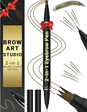 Microblading Tattoo Eyebrow Ink Pen Long Lasting 3D Fork Makeup Waterproof 101