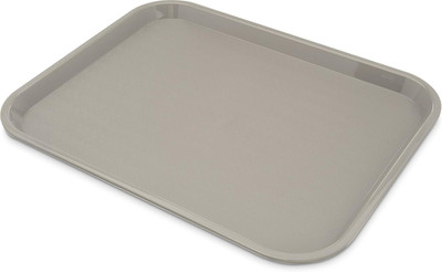 Bandeja Plastico Comida Rapida Cafe 14x18 Pulg Gris Para Restaurante Hogar 