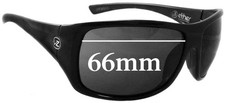 SFx Replacement Sunglass Lenses fits Von Zipper Lithium - 66mm Wide
