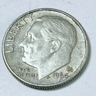 1964 D Roosevelt Dime 90% Silver 10C Circulated Coin #6023