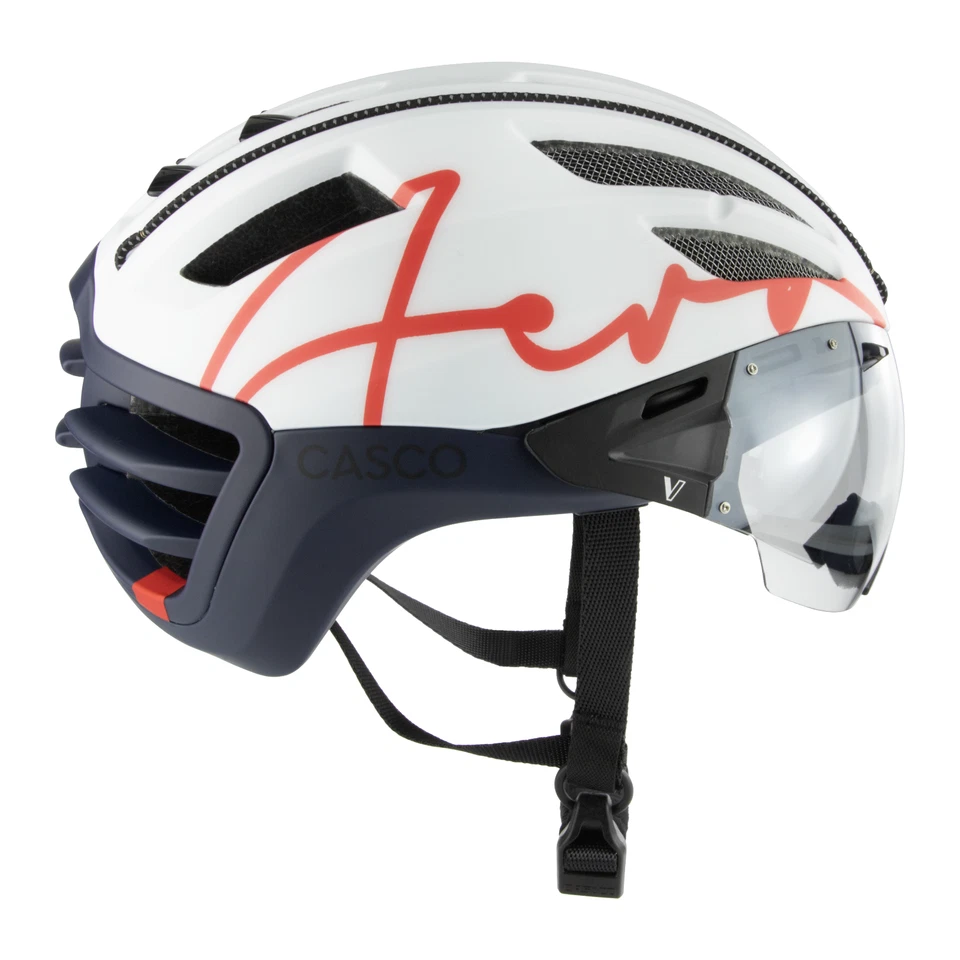 Fahrradhelm Casco SPEEDairo mit Vautron Visier Aero Liberty M 54 bis 59 cm - Bild 1 von 4