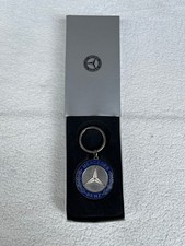 Genuine Mercedes-benz Collection Vintage Classic Star Logo Silver Keychain Genuine Mercedes-benz Collection Vintage Classic Star Logo Silver Keychain
