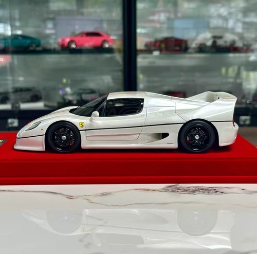 *SUPER RARE* Looksmart 1/18 Ferrari F50 Pearl White with Italian Stripe LIMITED - Picture 3 of 9