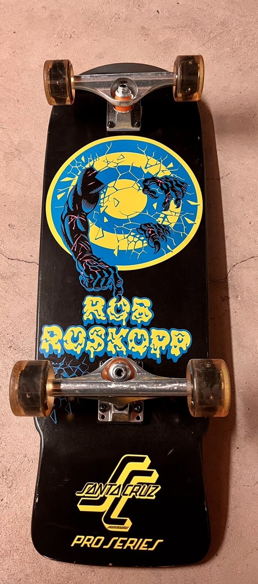 Santa Cruz Rob Roskopp Face Reissue Skateboard with independent