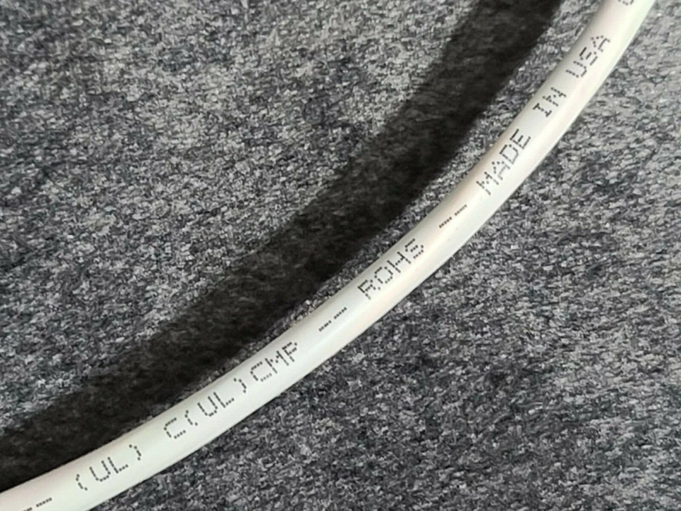 Cable de control/comunicaciones trenzado Carol E3038S 18/8C Plenum CMP blanco/50 pies Foto 4 de 4