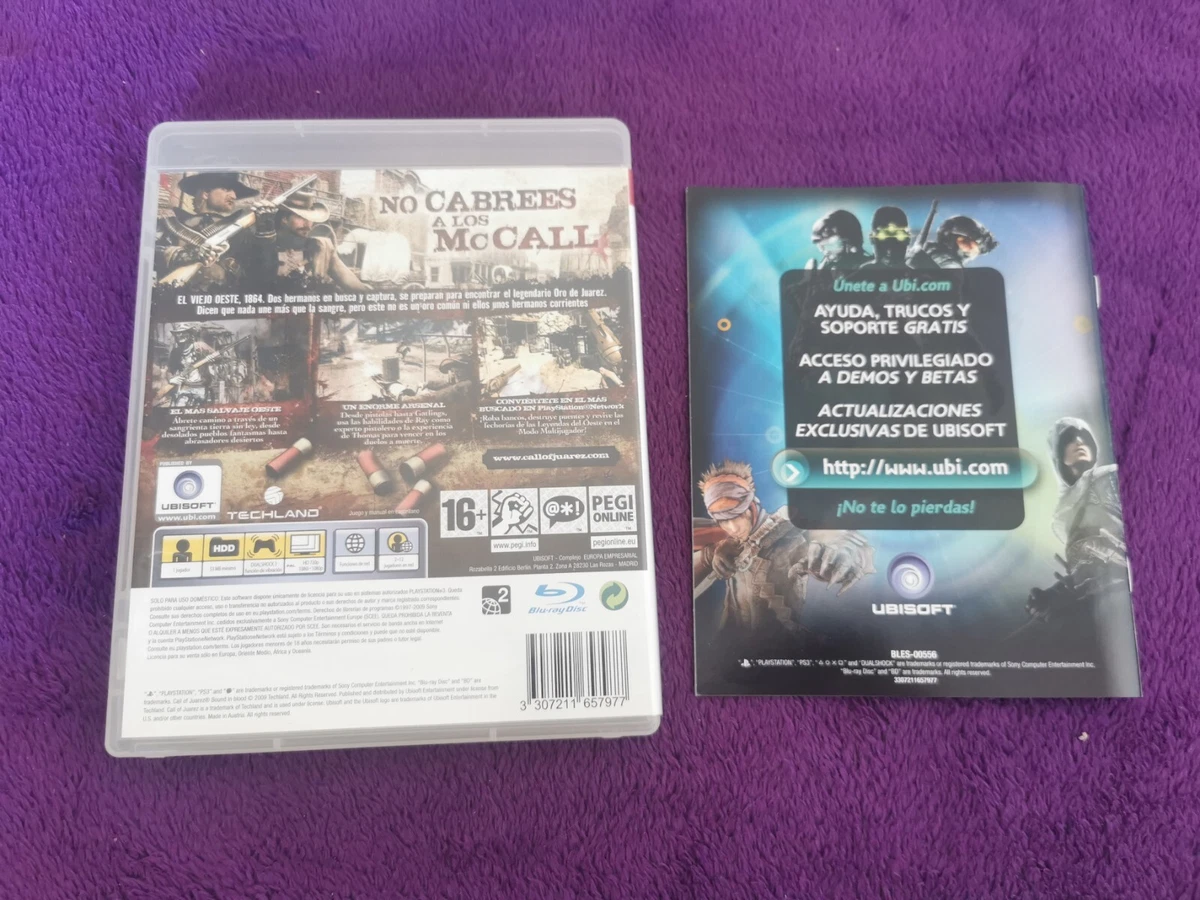 CALL OF JUAREZ Bound In Blood Pal ESP Muy Buen estado PlayStation Ps3