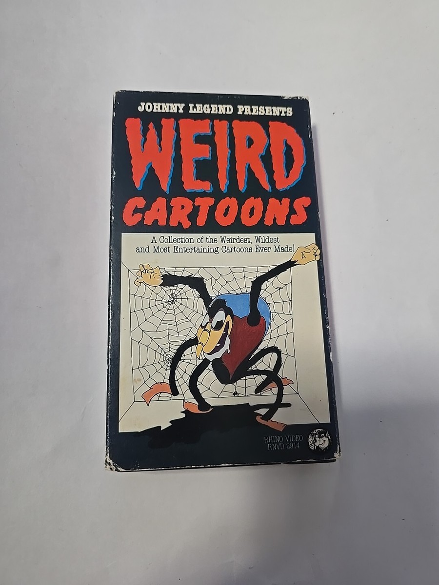V6　LIVE FOR THE PEOPLE　VHS Johnny Legend Presents Weird Cartoons VHS tested Vtg Oop Video