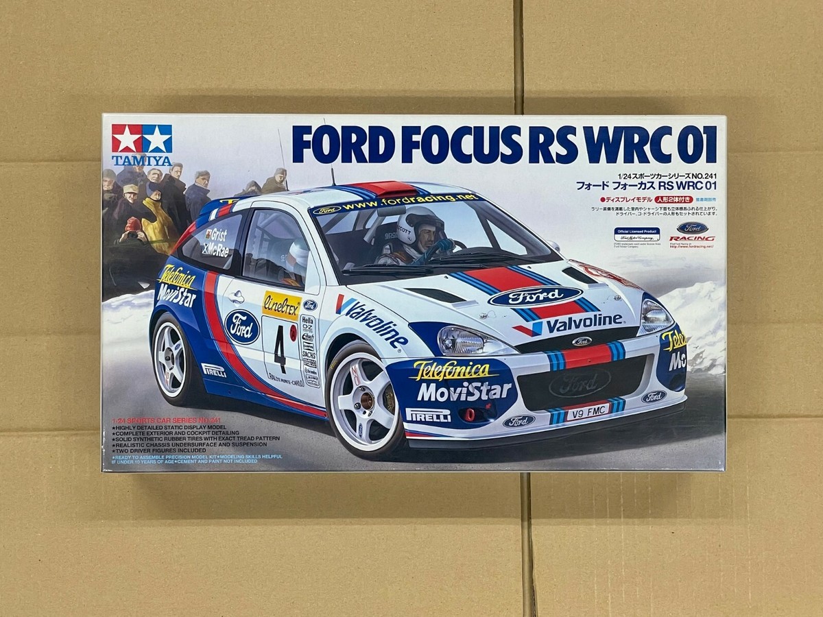 VERY RARE 1/24 Scale FORD FOCUS RS WRC '01 Plastic model car VERY RARE 1/24 Scale FORD FOCUS RS WRC '01 Plastic model car