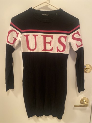 GUESS Girls' Dress Size 10 Black White And Pink - Picture 5 of 7