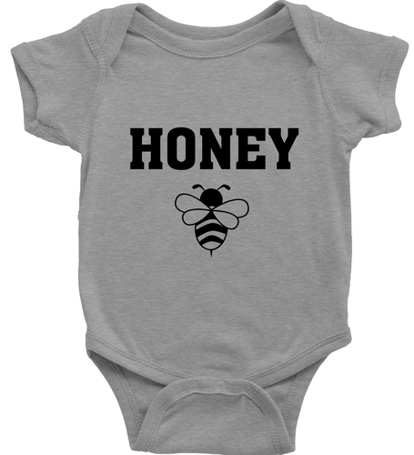 Honey Toddler Kids Tee T-Shirt Baby Bodysuit Clothes Gift Bee Sweet Honey Bee - Picture 16 of 36