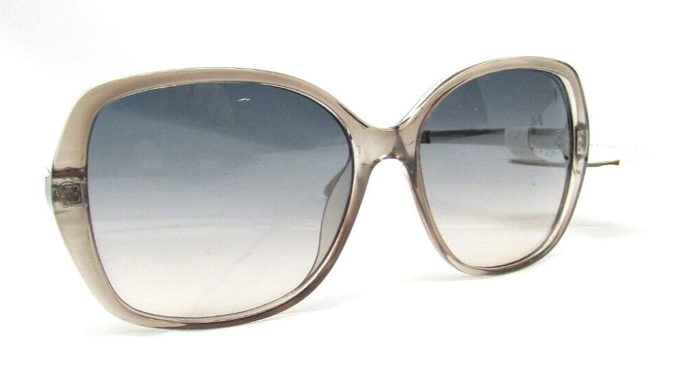 Ophelia Roe Translucent Gray & Silver Butterfly Sunglasses 100%UV