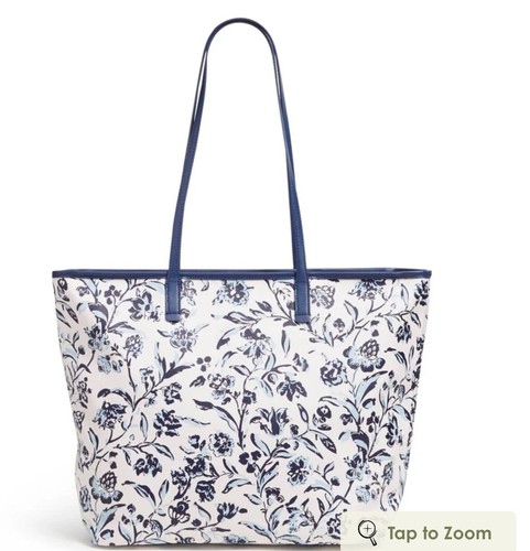 Vera Bradley Large Everyday Tote Bag Perennially Cream New With Tags!! - Picture 4 of 6