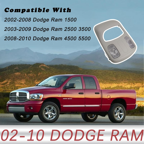 TQPONLY Overhead Console Dome Map Reading Light Lamp Compatible with Dodge Ram 1 - Picture 4 of 12