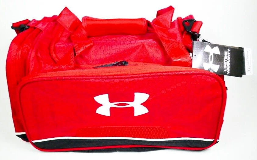 Under Armour UA Duffle Bag Small Regulator Red Black White eBay