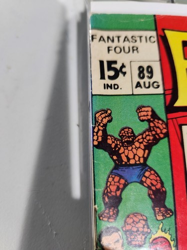 1969 Marvel Vintage Comic Fantastic Four #89 Mole Man - 第 4/4 張圖片