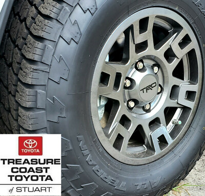 NEW OEM TOYOTA GLOSS GRAY TRD ALUMINUM 17 INCH WHEEL 1 PIECE | eBay