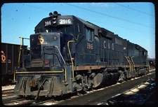 Original Rail Slide - CO Chesapeake & Ohio 3916+ Cincinnati OH 1-18-1976